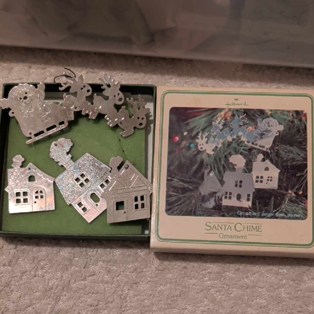 Hallmark Silver Holiday Chime Ornament